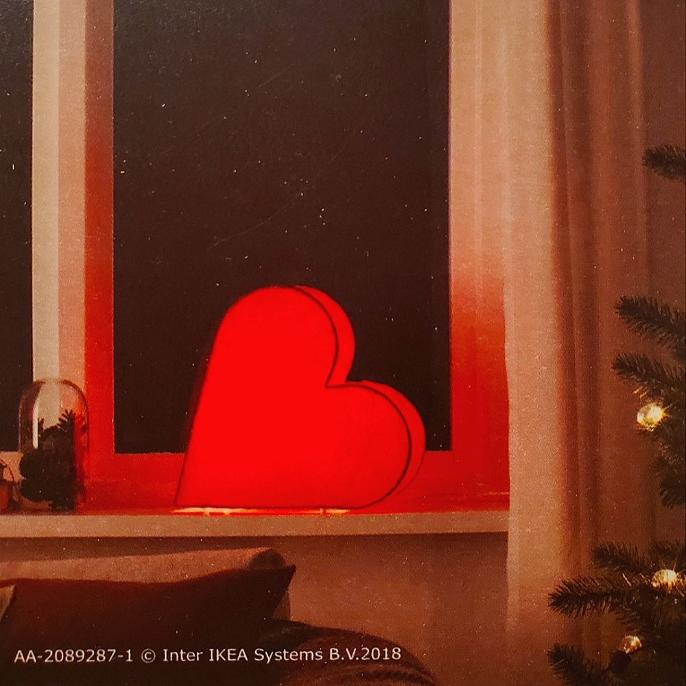 IKEA Strala Heart Table Lamp